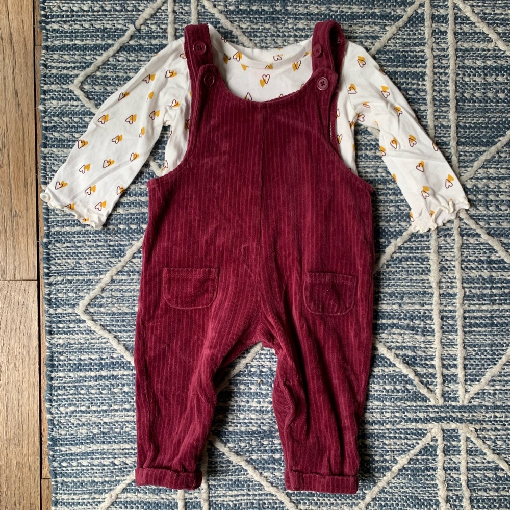 Wonder Nation Overall Set